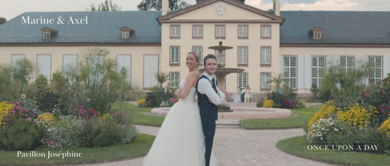 Mariage au Pavillon Joséphine – Marine et Axel