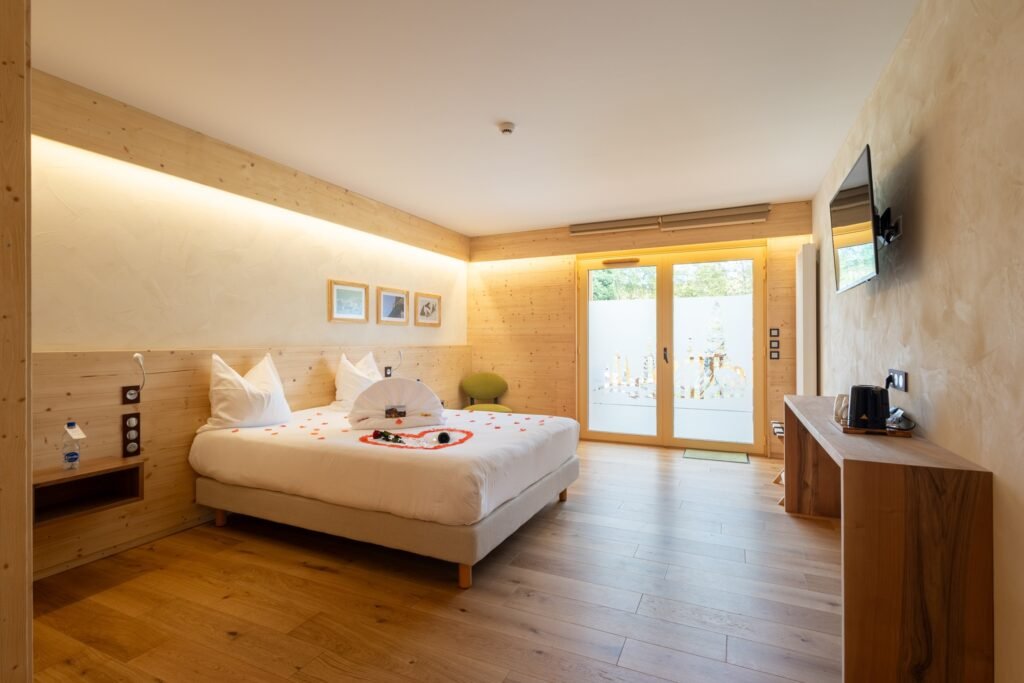 suite nuptiale pour les mariage en hiver a l'auberge Mont Champ du Feu