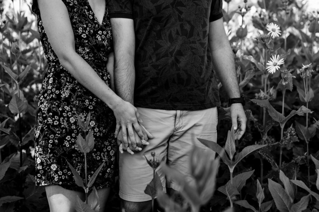Seance photo avant mariage au printemps par Once Upon a Day duo photo et video de mariage en Alsace